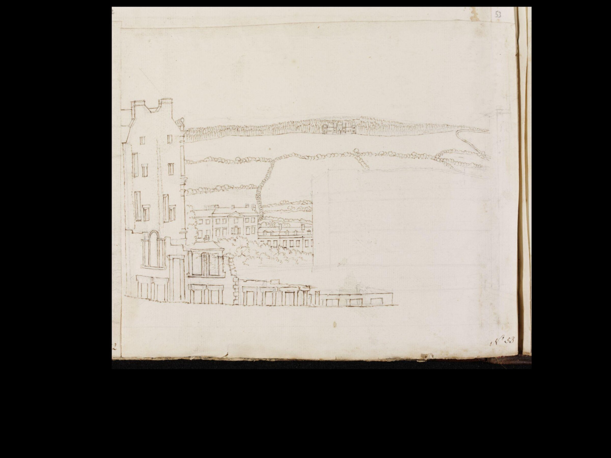 Drawing, Thomas Robins, 18th century