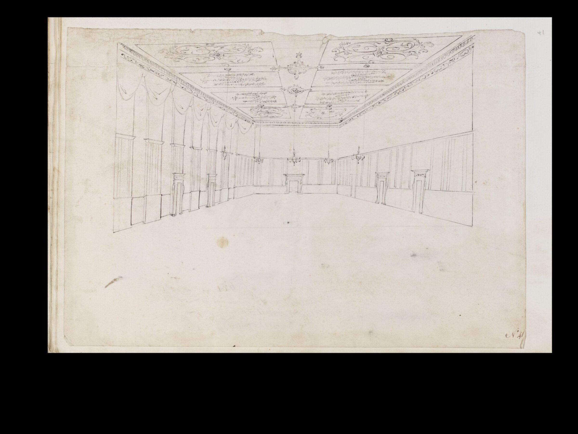 Drawing, t robins, 18th century