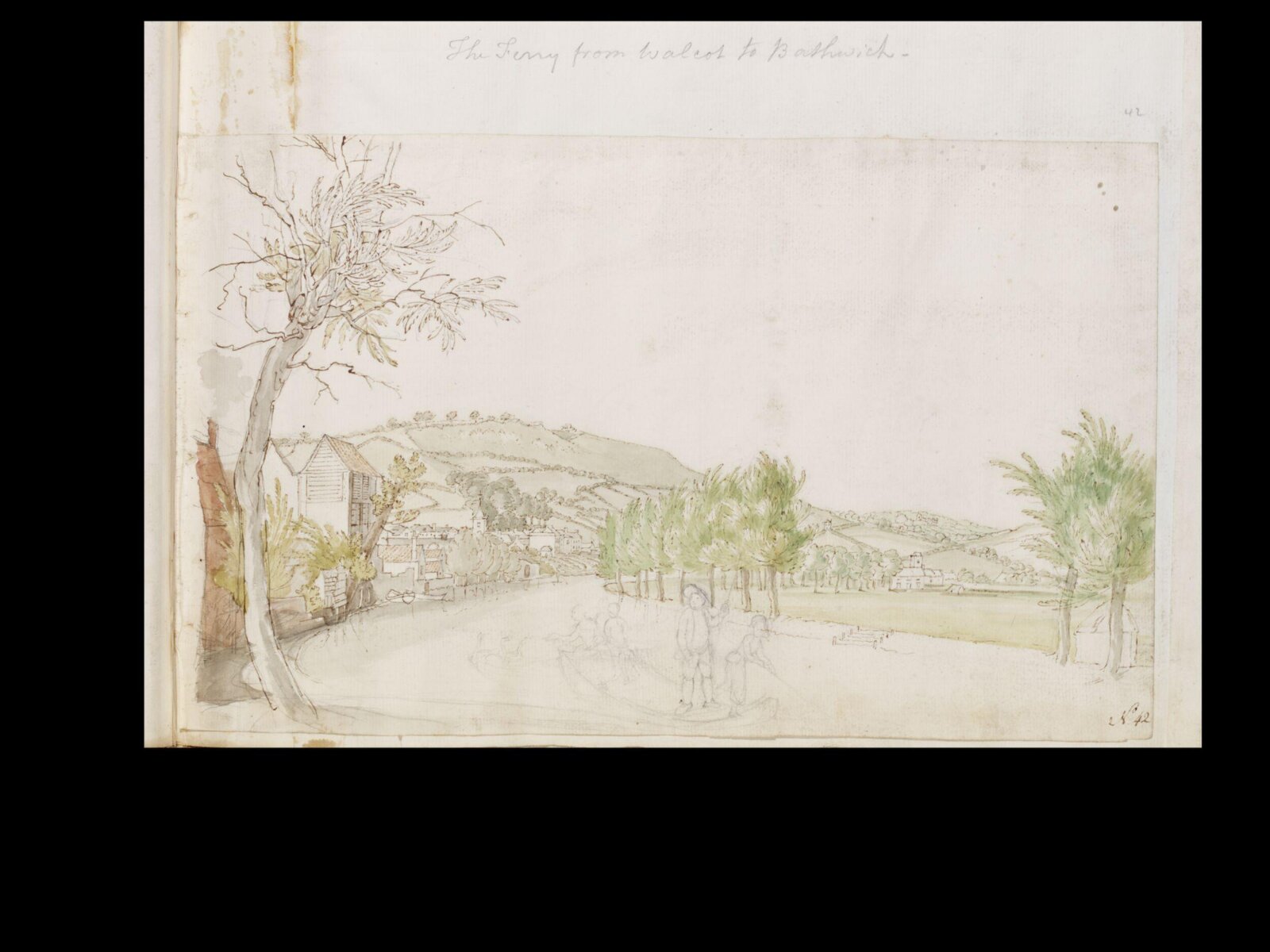 Drawing, t robins, 18th century