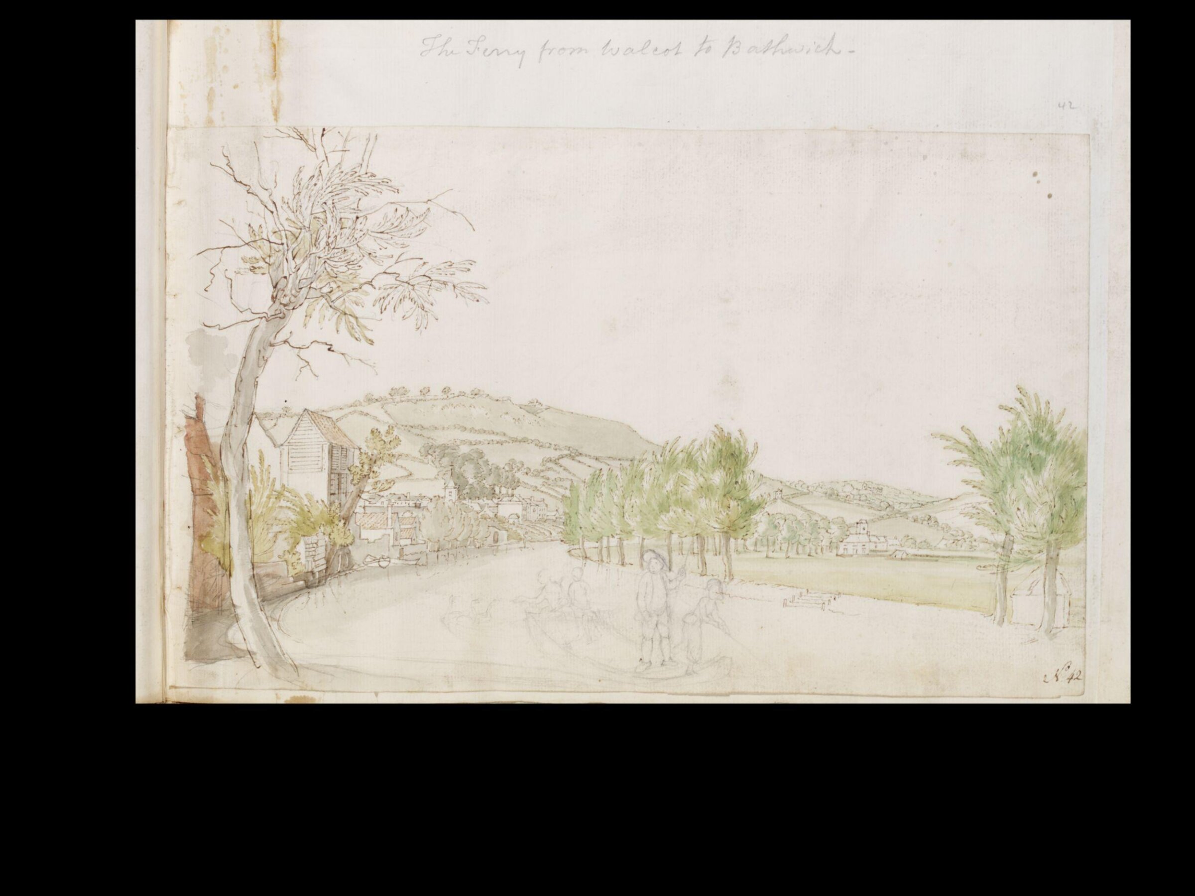 Drawing, t robins, 18th century