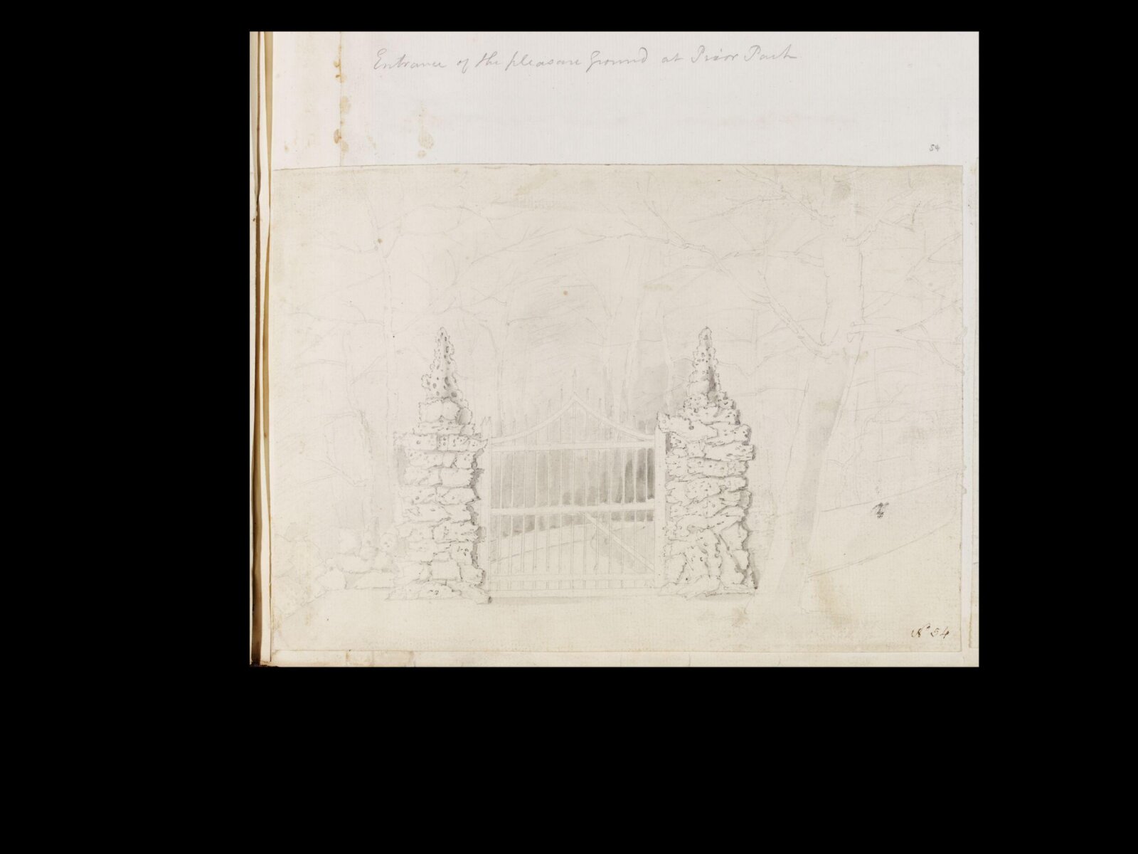 Drawing, Thomas Robins, 18th century