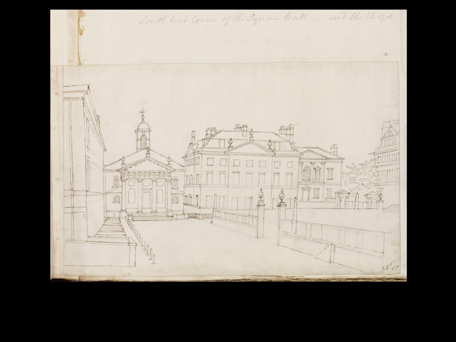 Drawing, Thomas Robins, 18th century