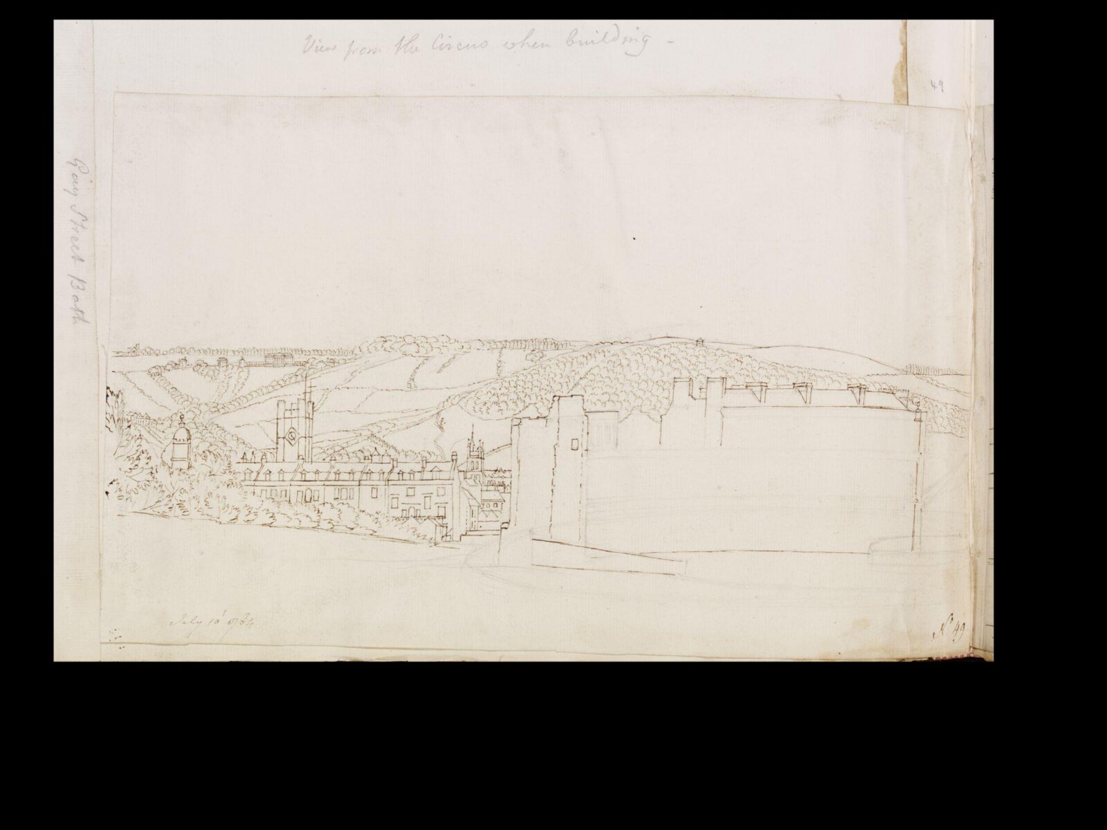 Drawing, Thomas Robins, 10/07/1764