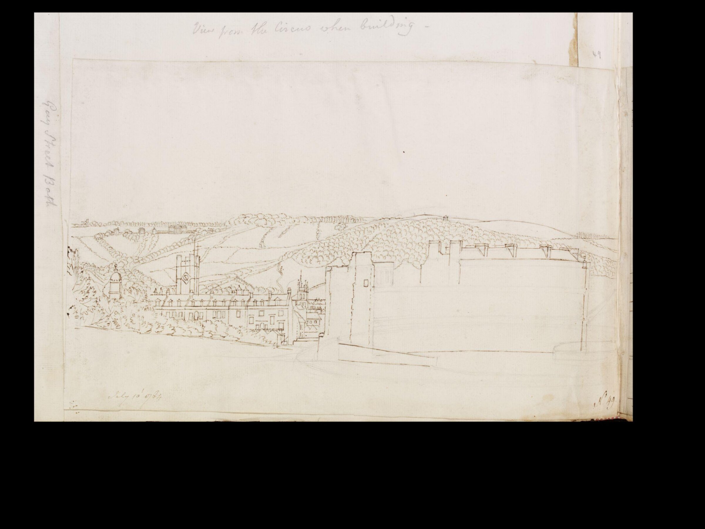 Drawing, Thomas Robins, 10/07/1764
