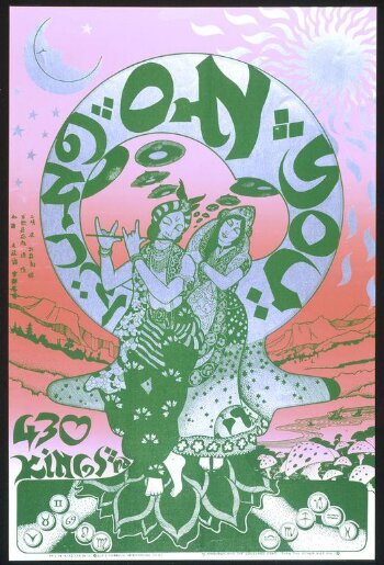 London Love Festival Poster 1960s Psychedelic Art Print for Sale by  adrienne75