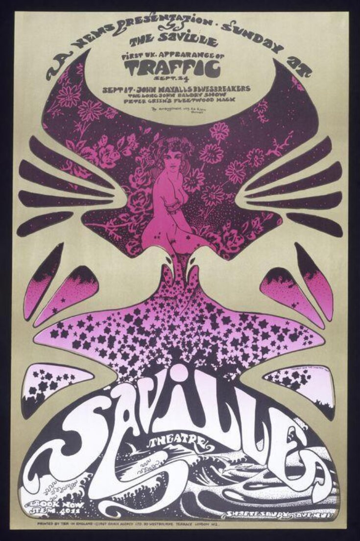 Saville Theatre poster for NEMS Enterprises concerts top image