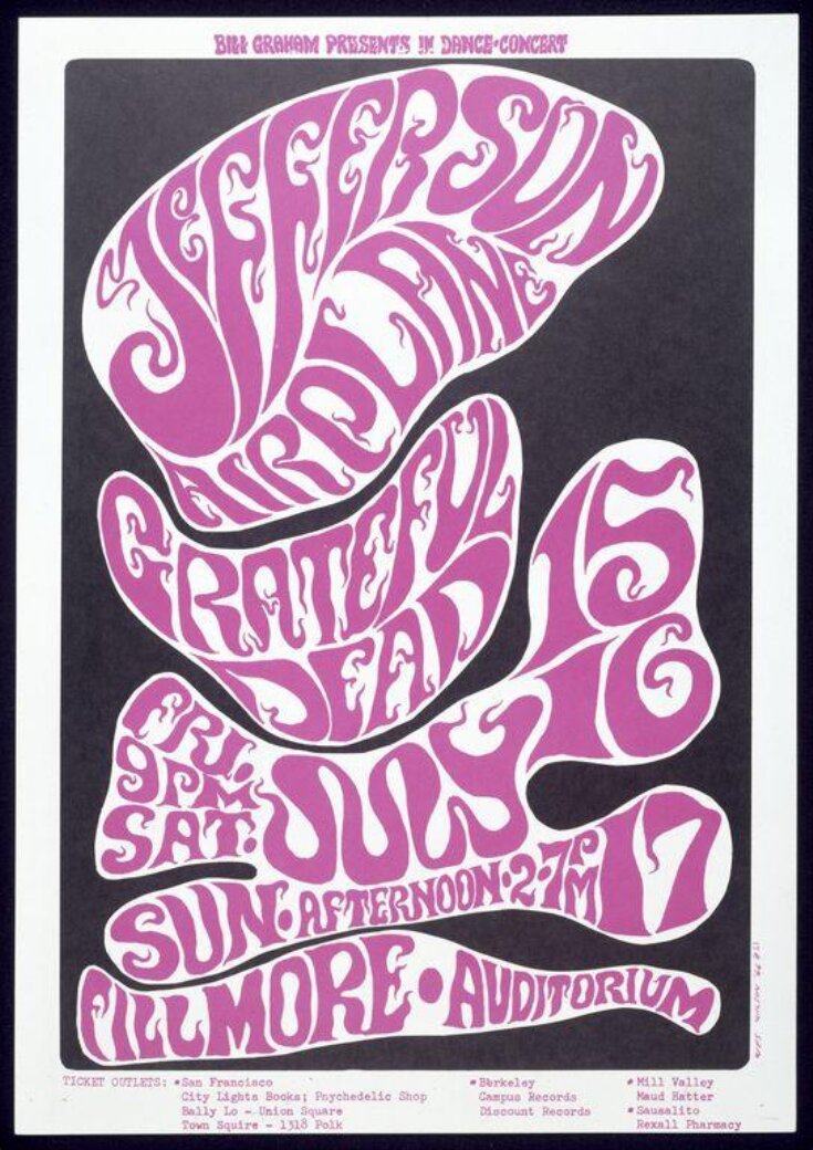Jefferson Airplane psychedelic poster no.41 top image