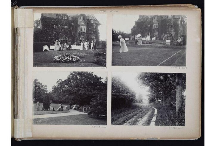 A driveway surrounded by trees, Ote Hall top image