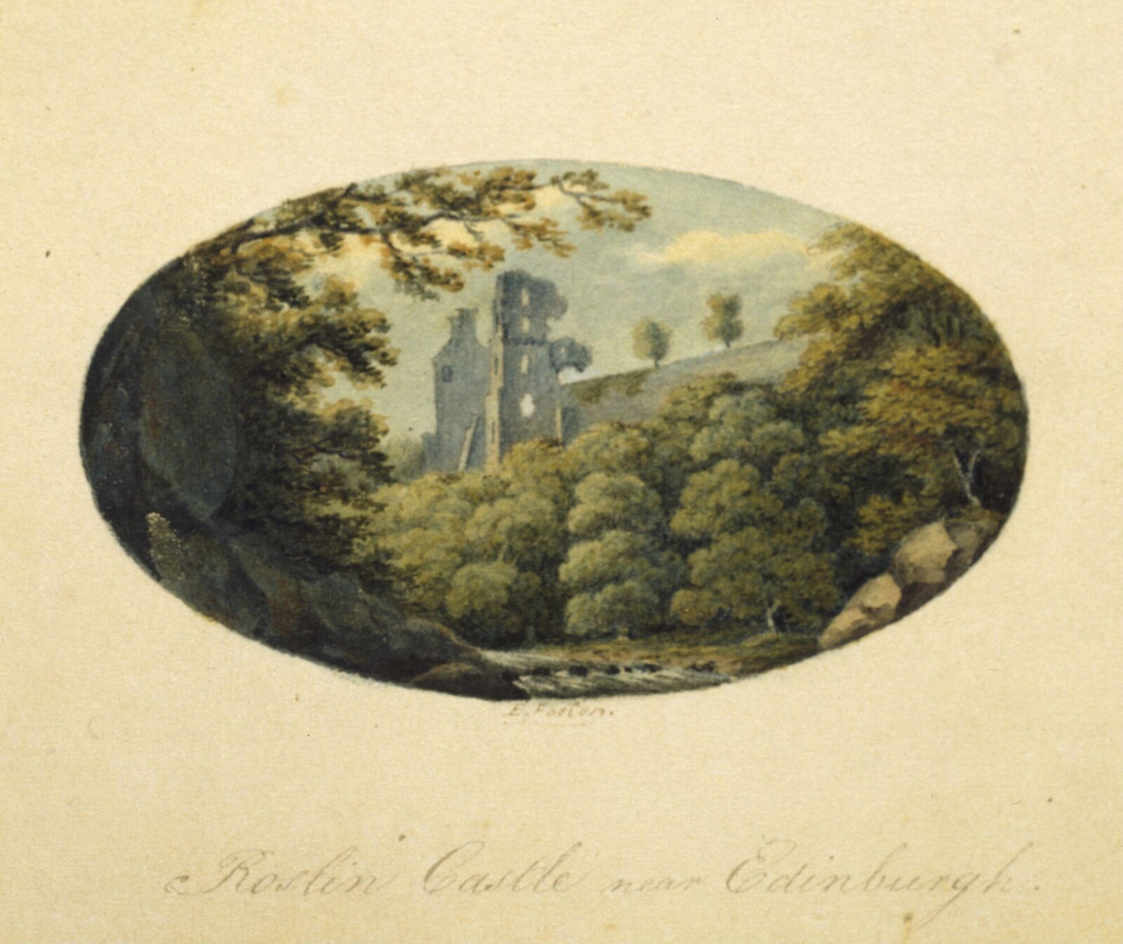 Watercolour, B. Foster, 1816