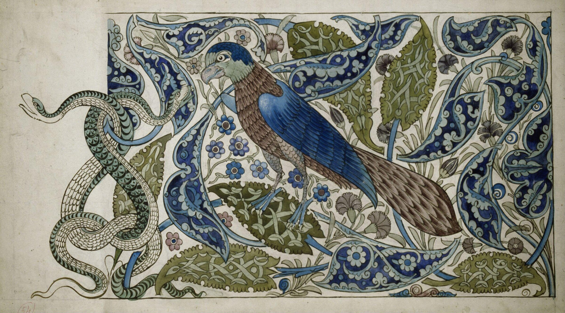 Designs for decoration and ornament for pottery and tile work, William Frend De Morgan