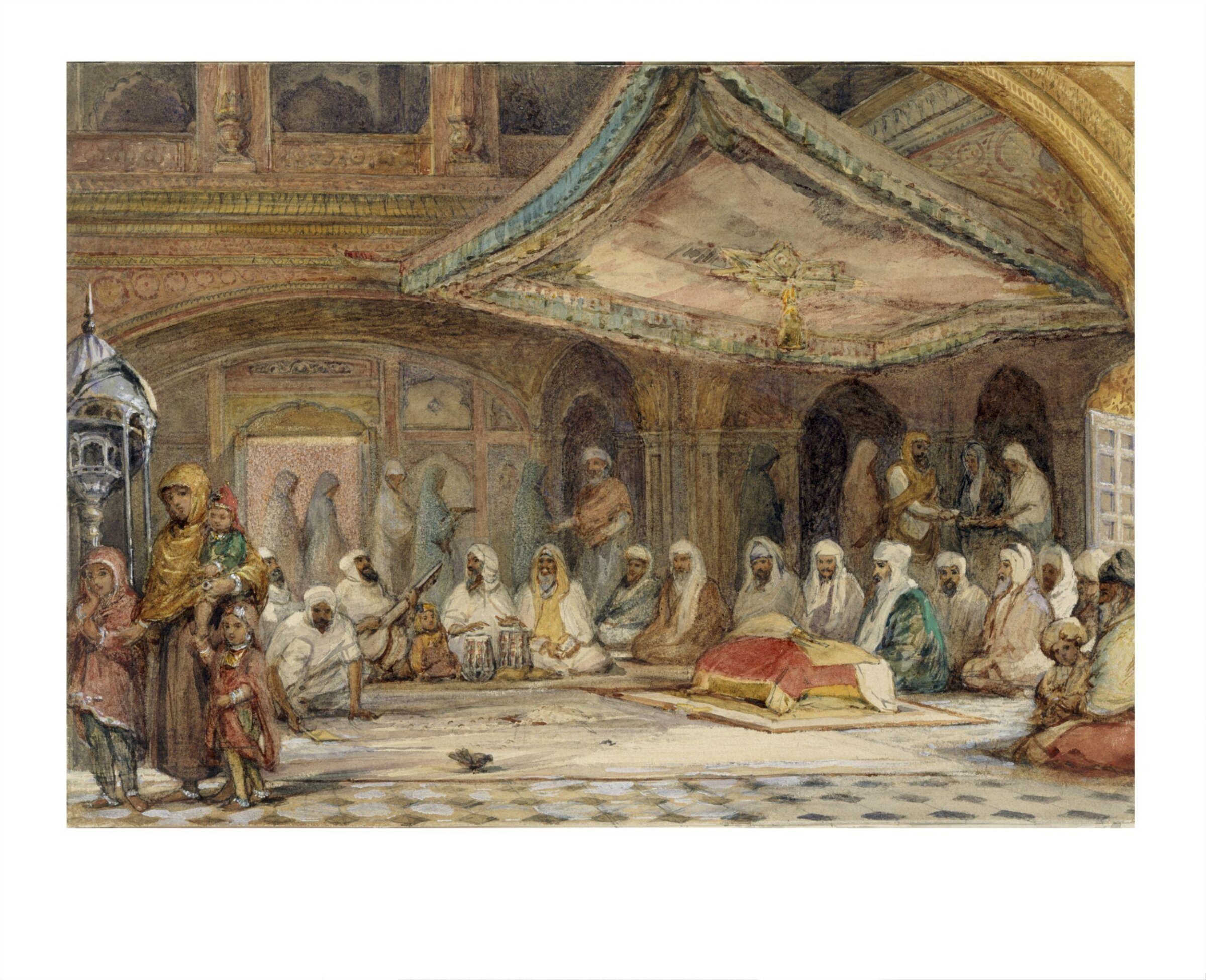 Interior of the Golden Temple, Amritsar, William Carpenter, Probably Feb 1854