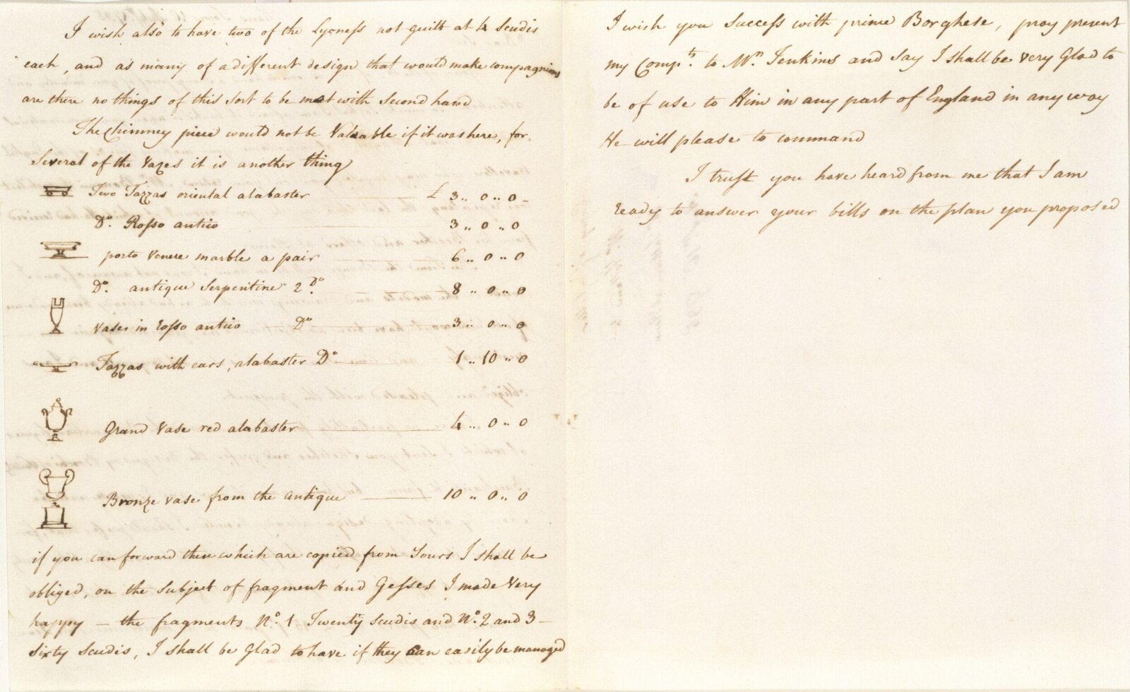 Drawing, Charles Heathcote Tatham, 1794-1796