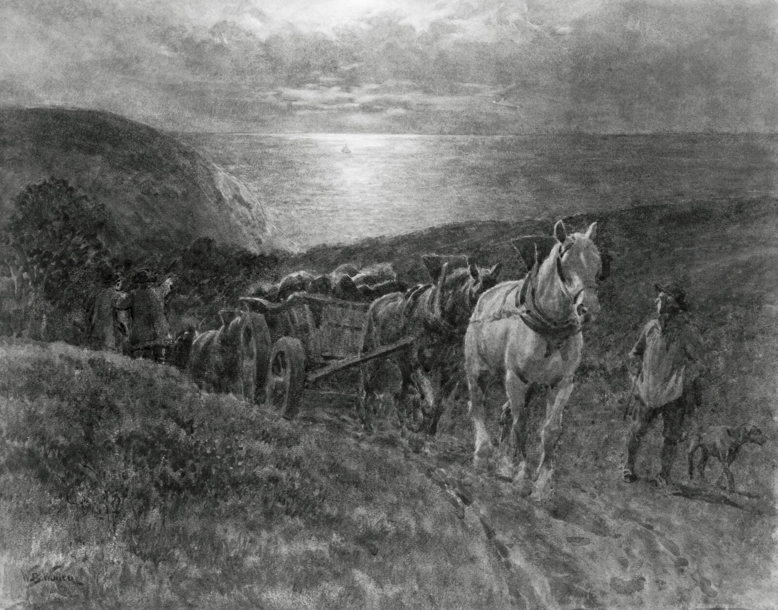 The Smugglers, William Barnes Wollen, ca. 1920s