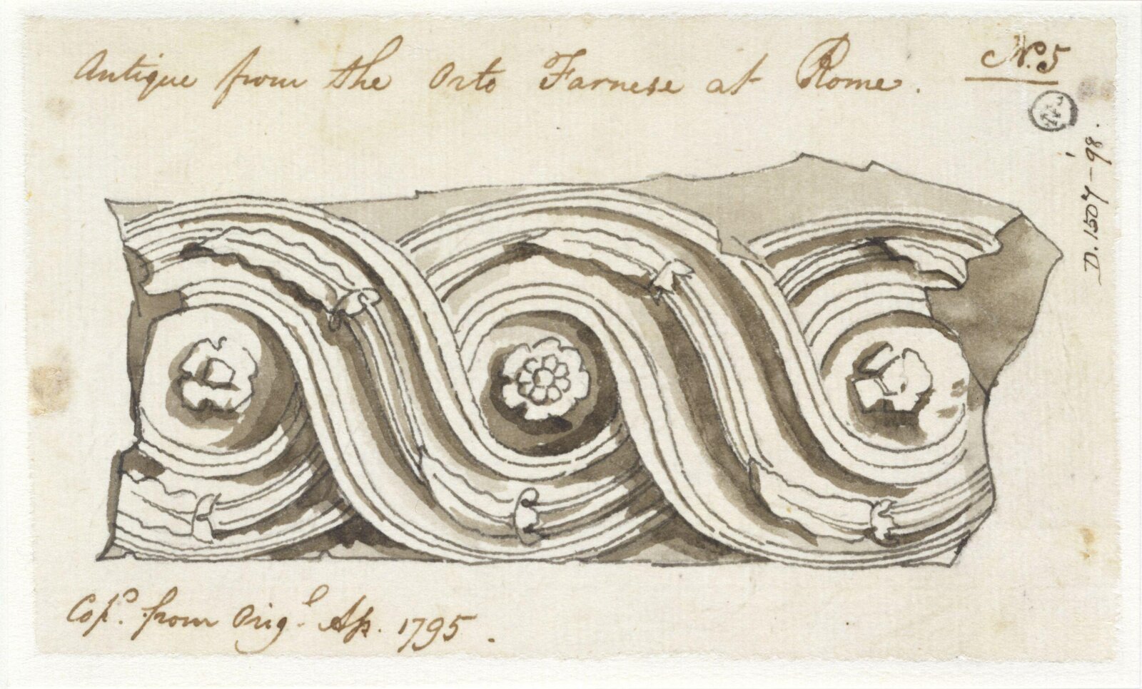 Drawing, Charles Heathcote Tatham, 1794-1796