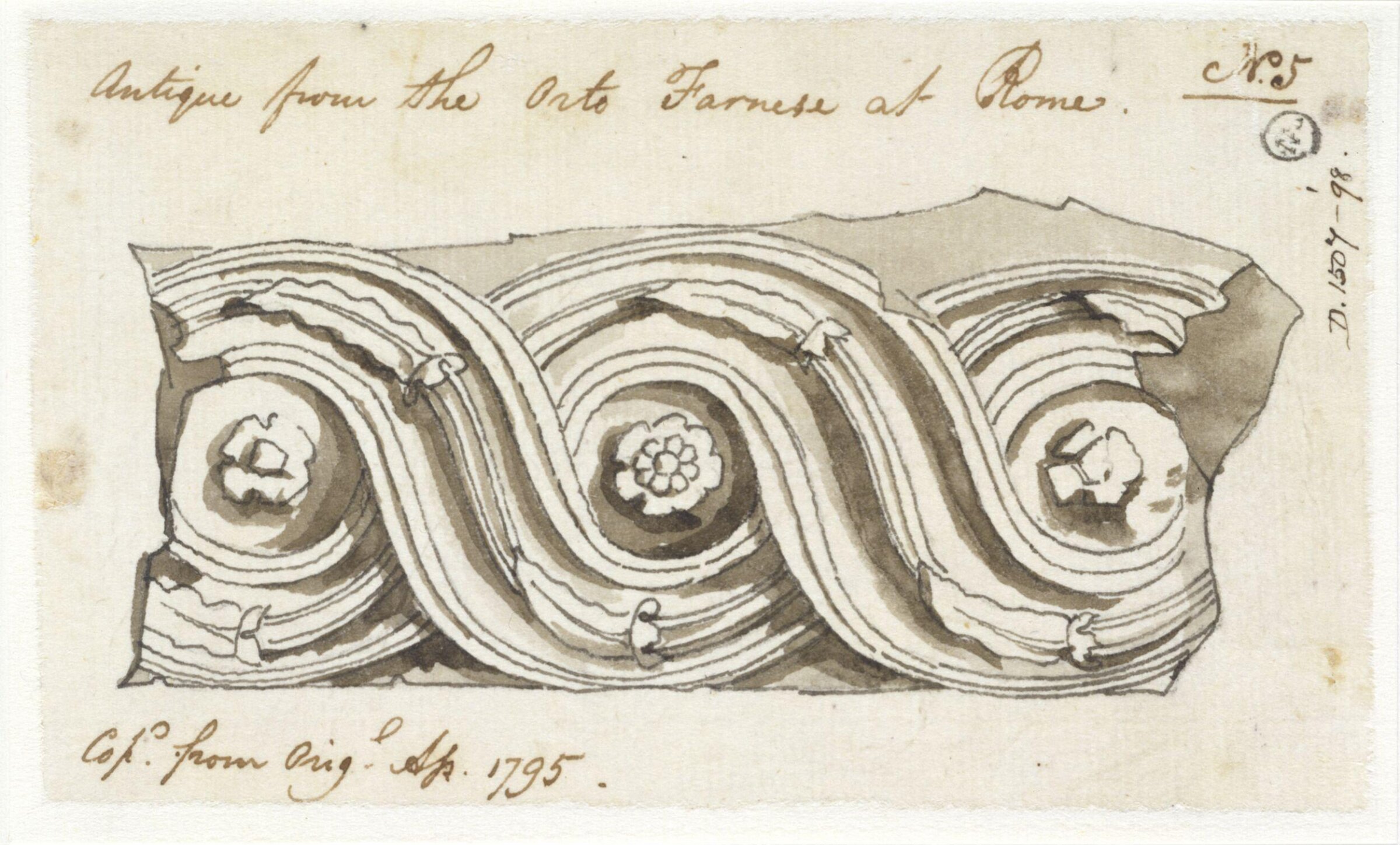 Drawing, Charles Heathcote Tatham, 1794-1796