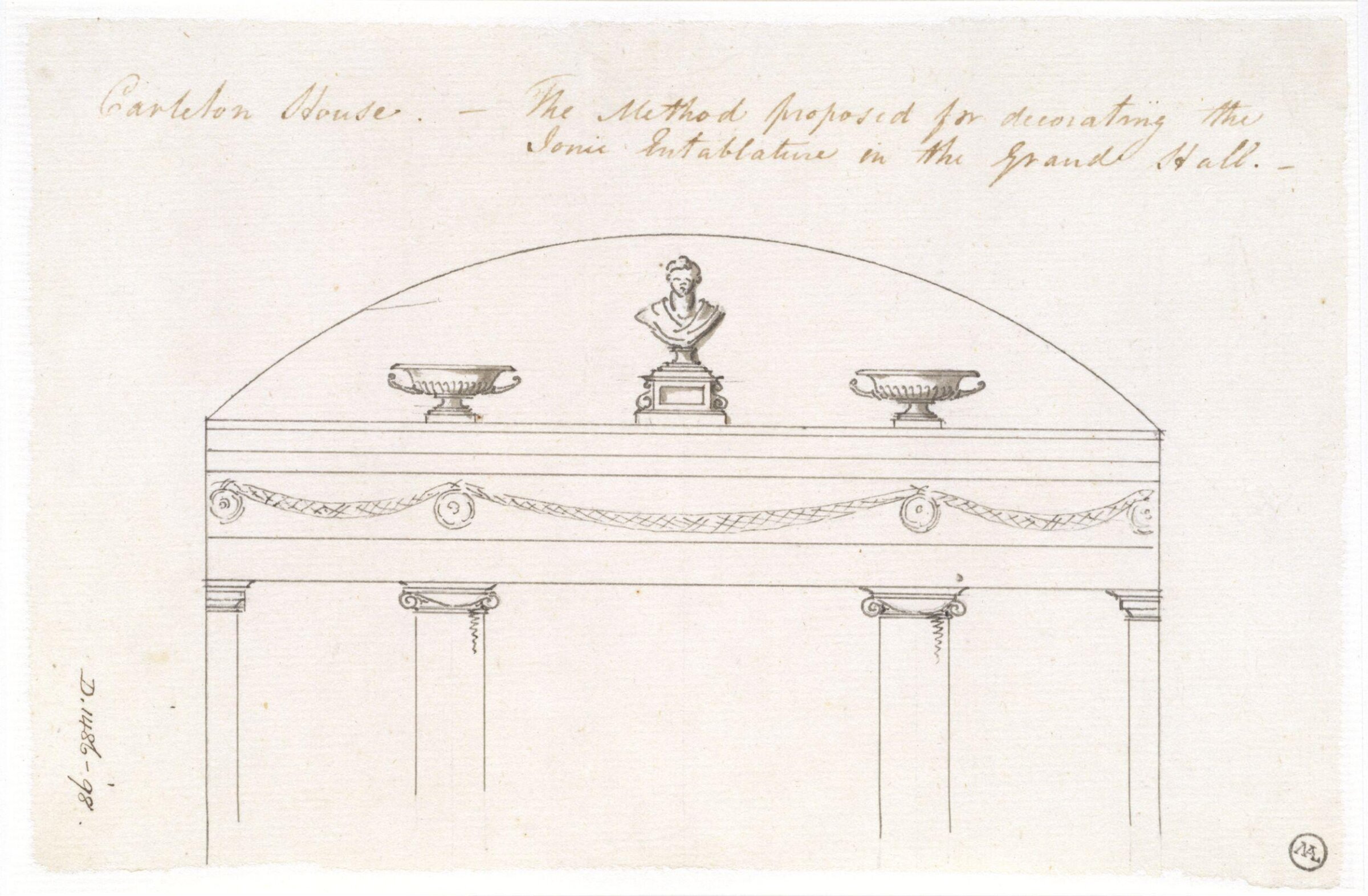 Drawing, Charles Heathcote Tatham, 1794-1796