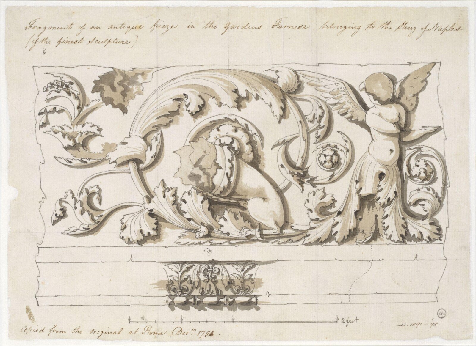 Drawing, Charles Heathcote Tatham, 1794-1796