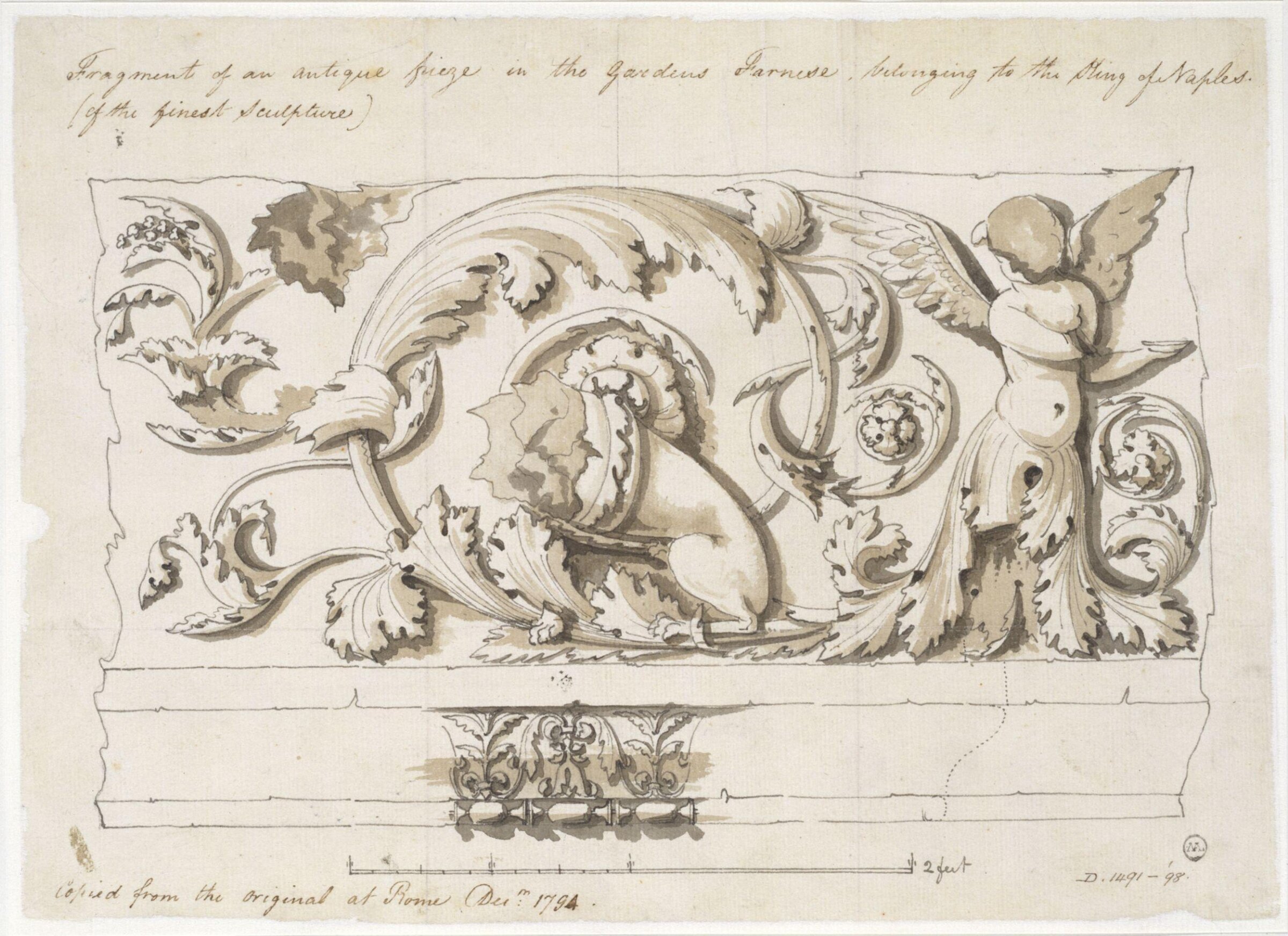 Drawing, Charles Heathcote Tatham, 1794-1796