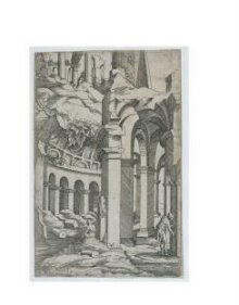 Ruins with a seated draftsman thumbnail 1