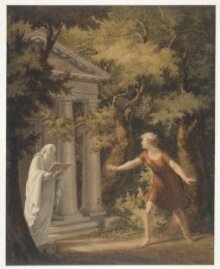 Telemachus discovering the priest of Apollo thumbnail 1