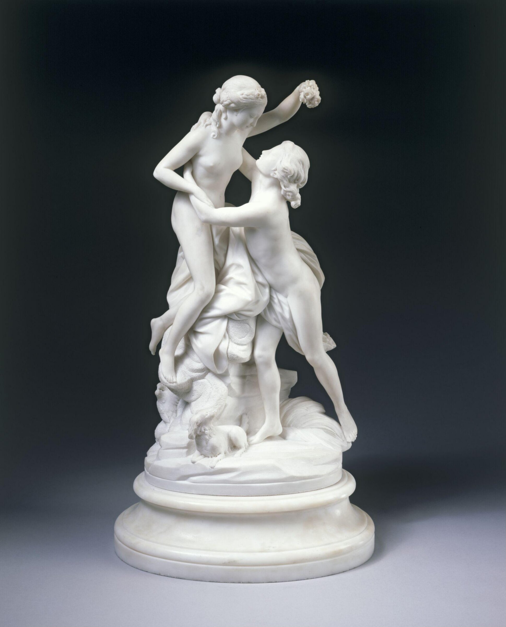 Love crowned by Fidelity, Étienne-Maurice Falconet, mid 18th century