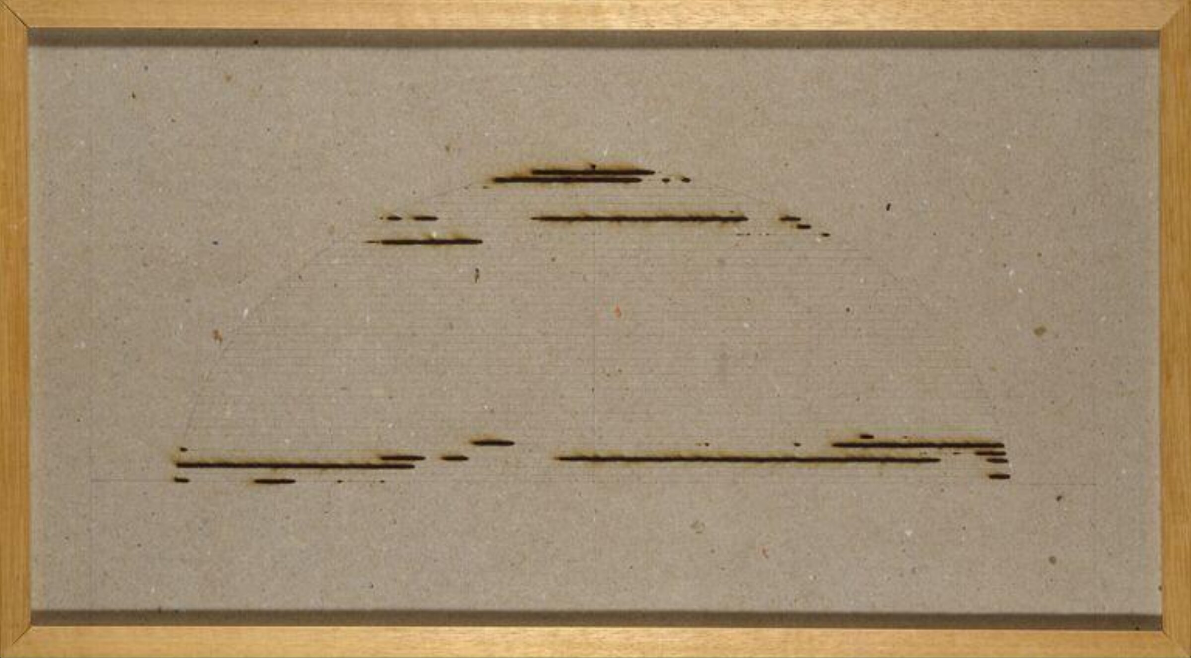 Three Days of Wind (right), Roger Ackling, 1982