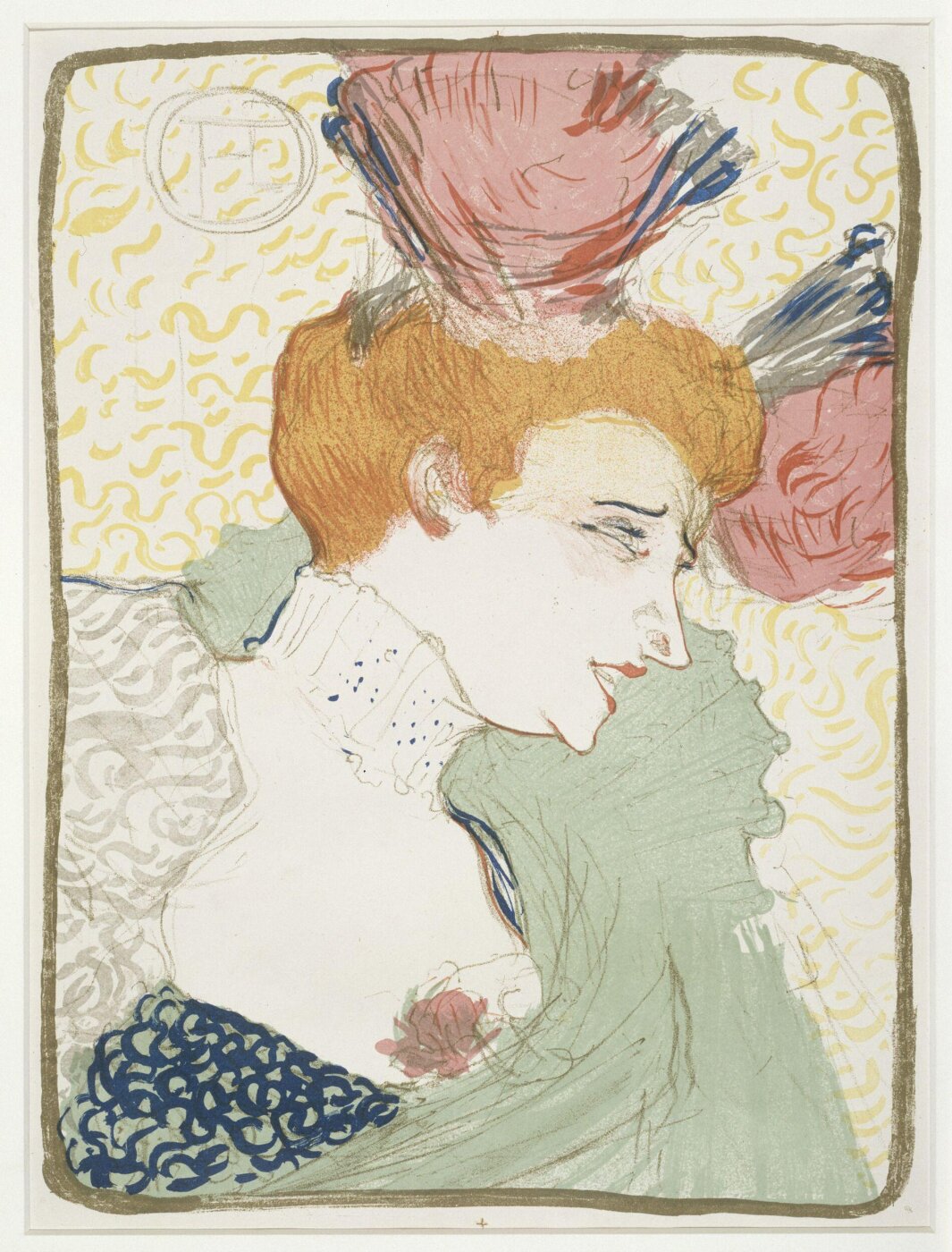 Henri de Toulouse-Lautrec, Mademoiselle Marcelle Lender, en Buste