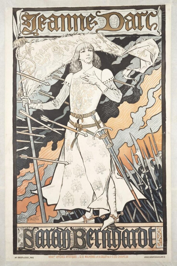 Jeanne d'Arc. Sarah Bernhardt top image