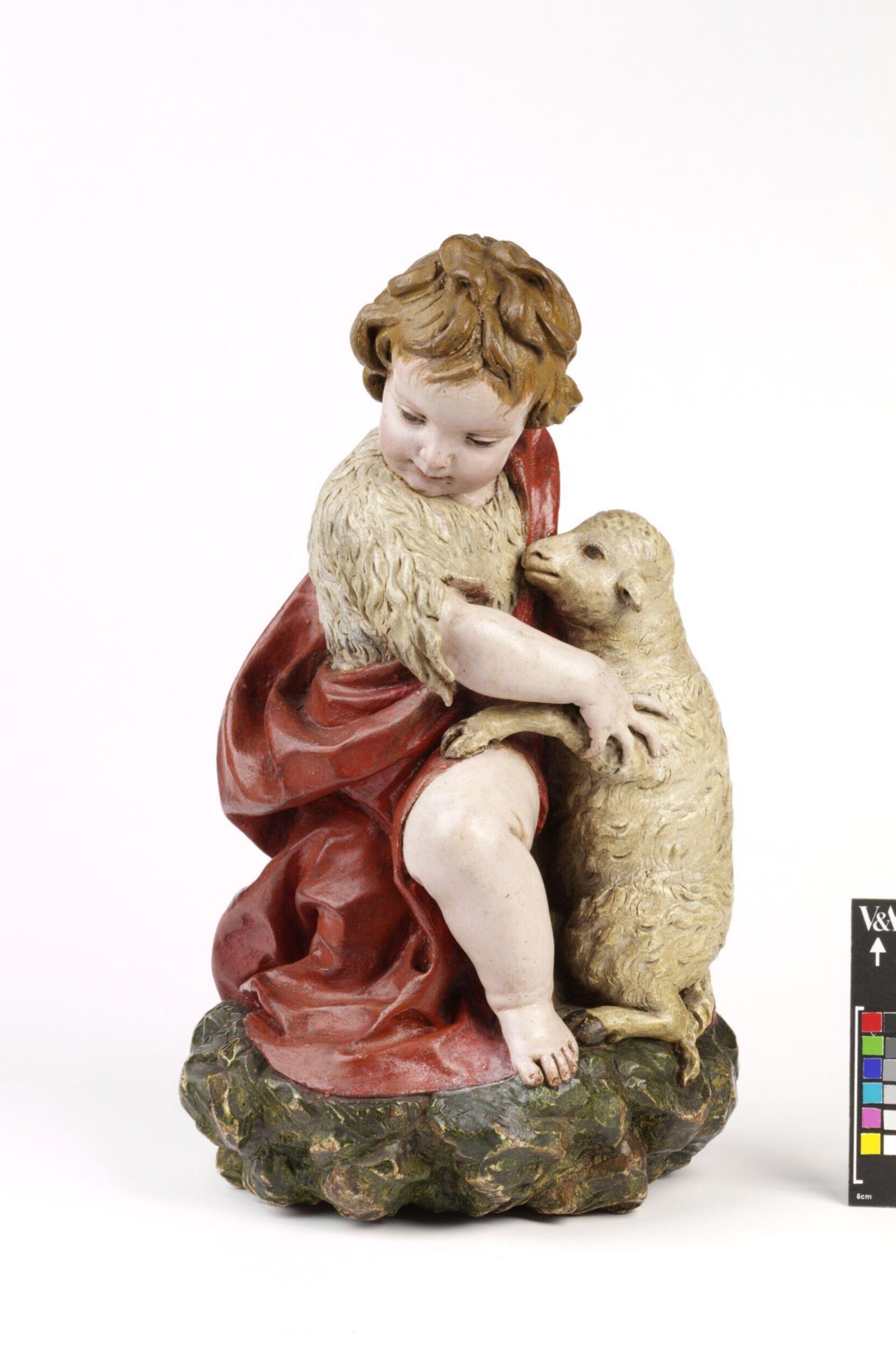 The Infant St John the Baptist, circle of José Risueño, ca. 1700