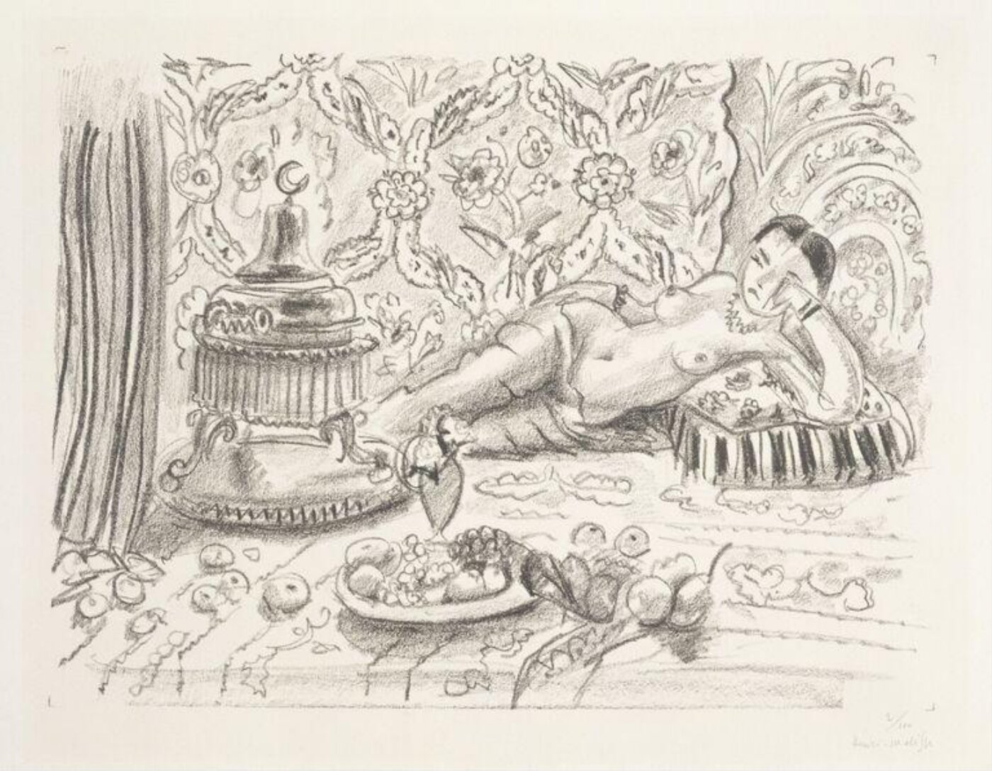 Henri Matisse, Odalisque, brasero et coupe de fruits