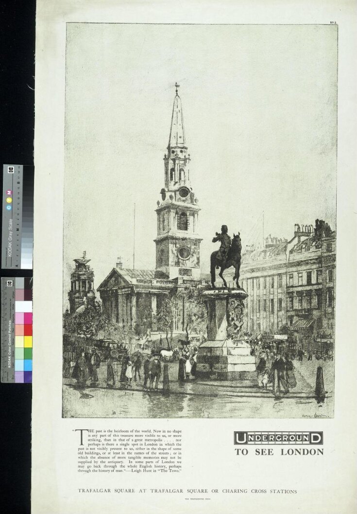 Trafalgar Square at Trafalgar Square or Charing Cross Stations image