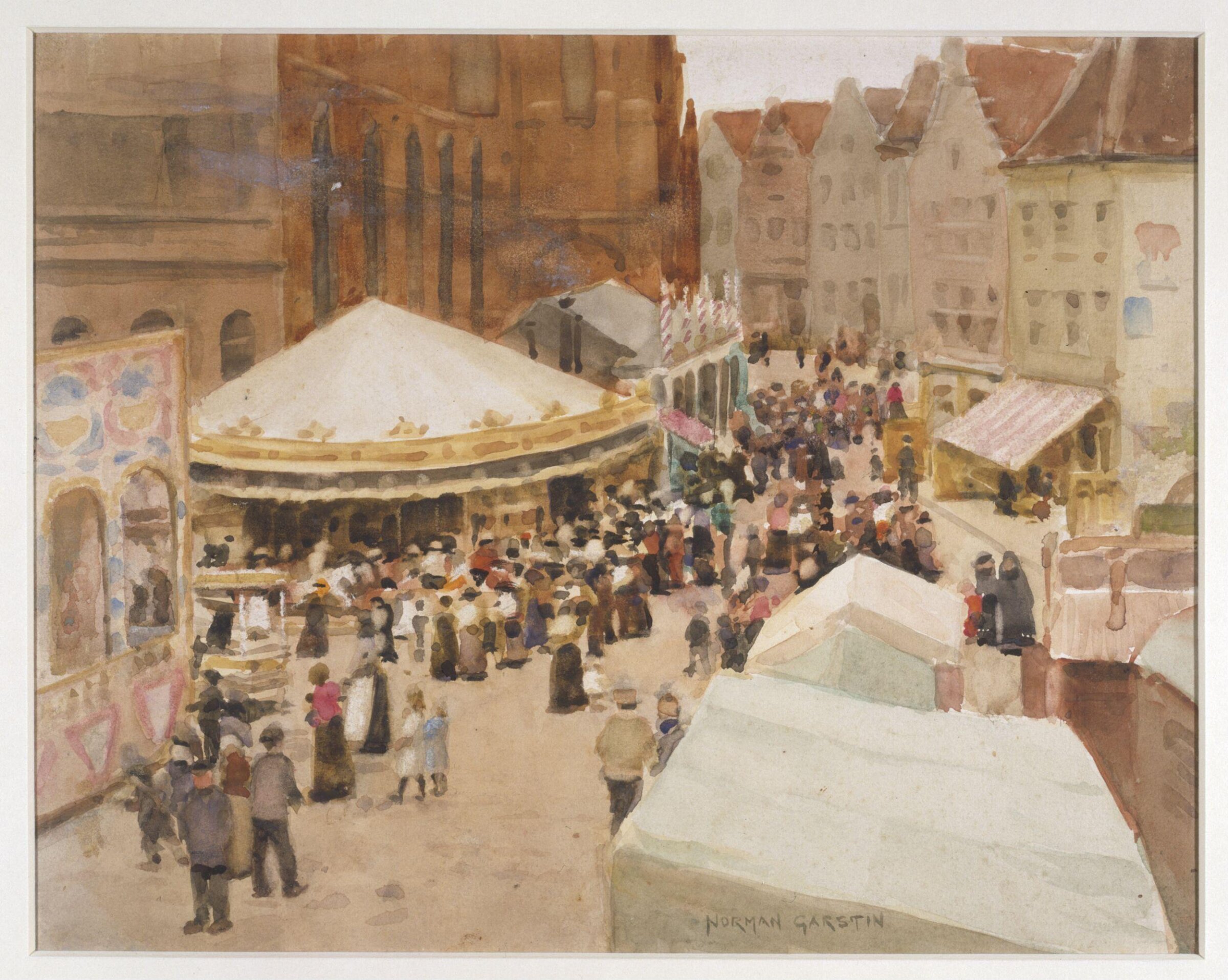The Kermesse, Diest, Norman Garstin, 1875-1925