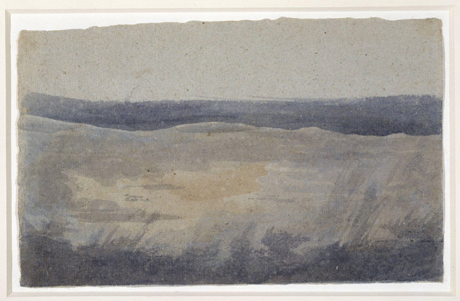 Landscape study, Thomas Tudor, ca. 1820