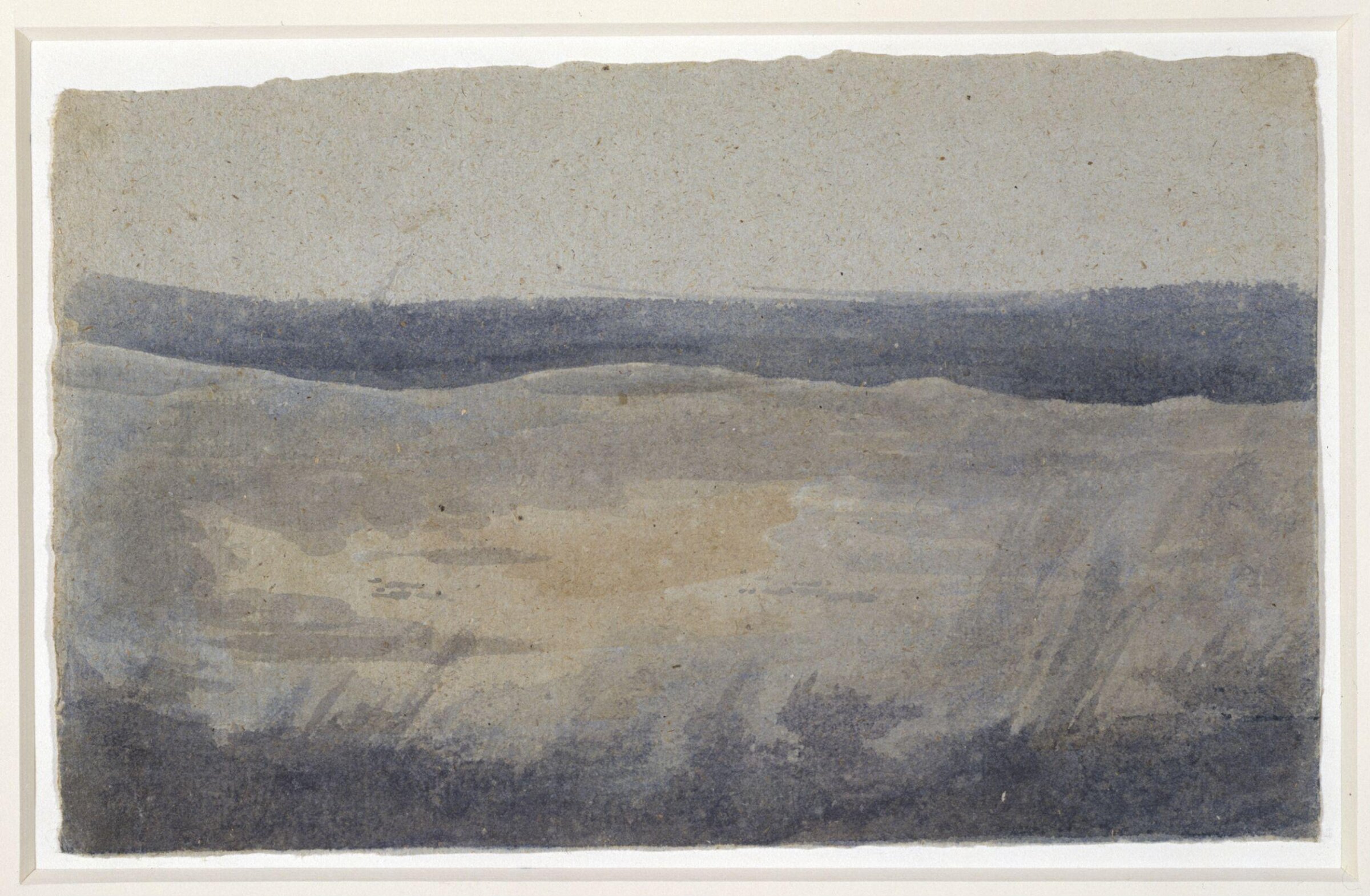 Landscape study, Thomas Tudor, ca. 1820