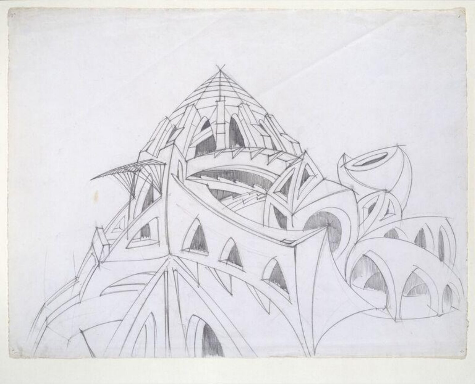 Spatial Study., Virgilio MARCHI, 1919-1920