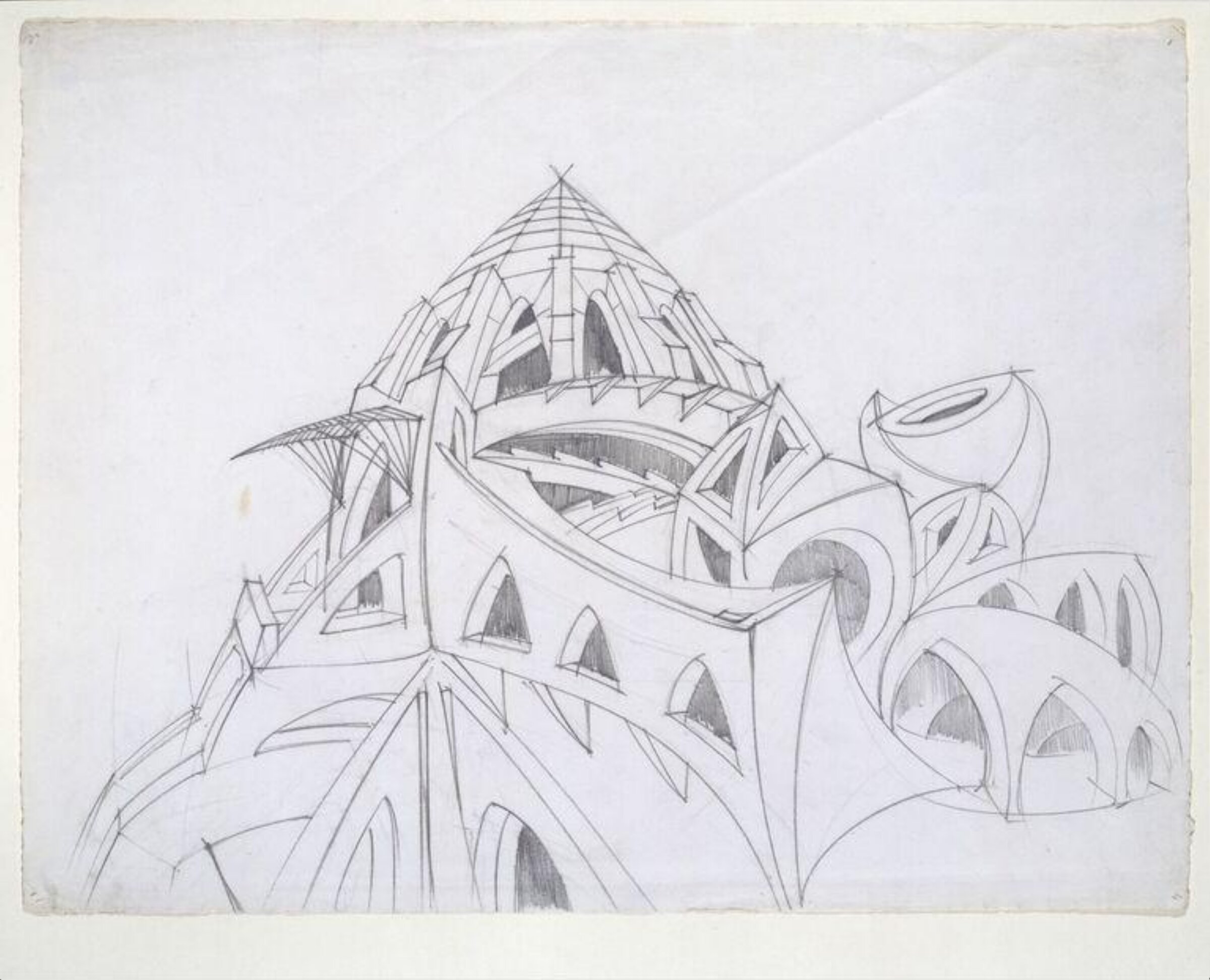 Spatial Study., Virgilio MARCHI, 1919-1920