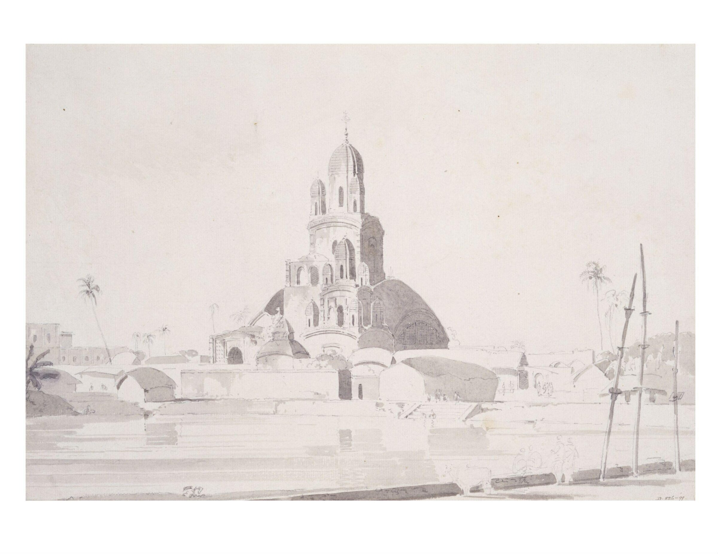 Black Pagoda, Chitpore Road, Calcutt, Thomas Daniell, 1784 - 1840