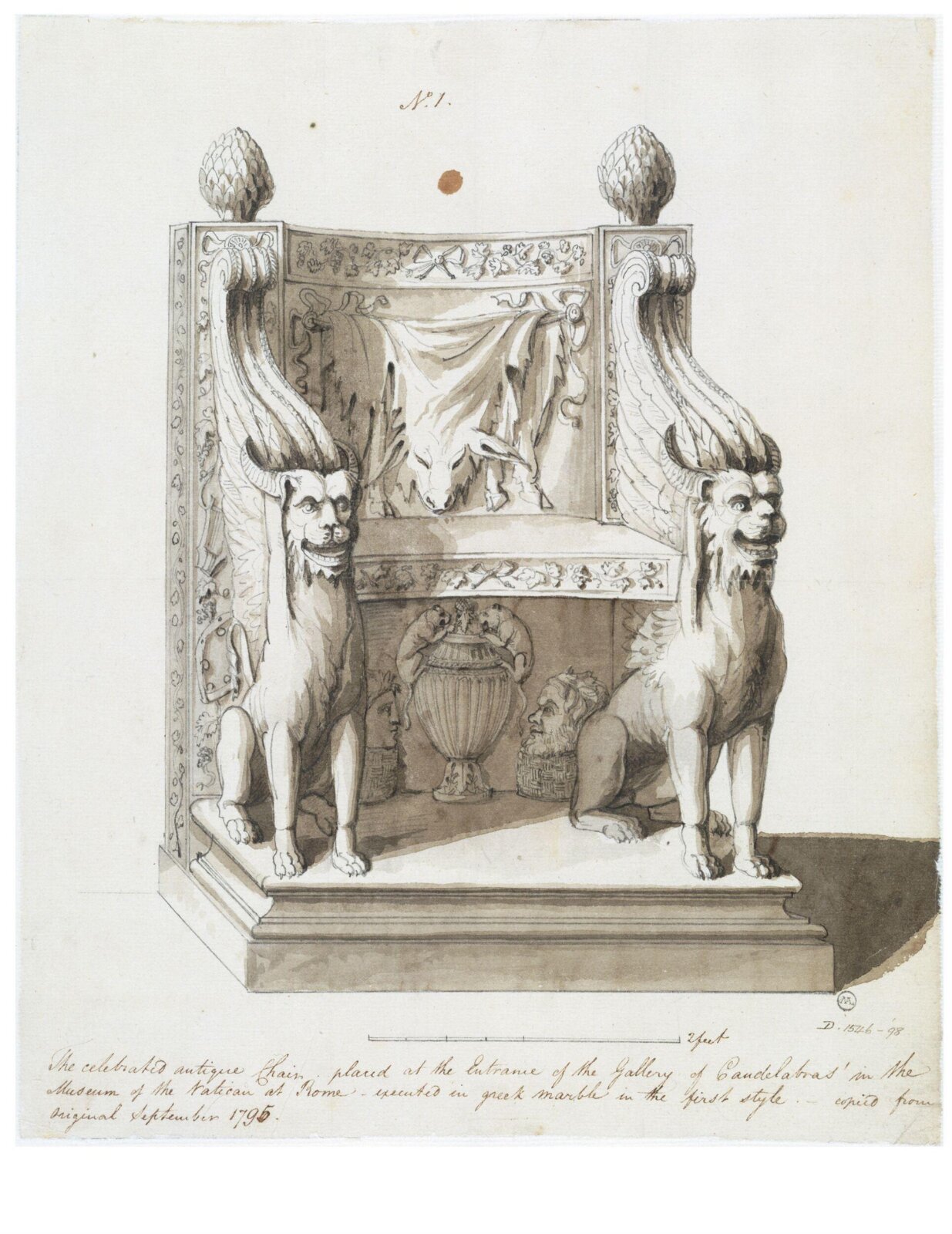 Drawing, Charles Heathcote Tatham, 1794-1796