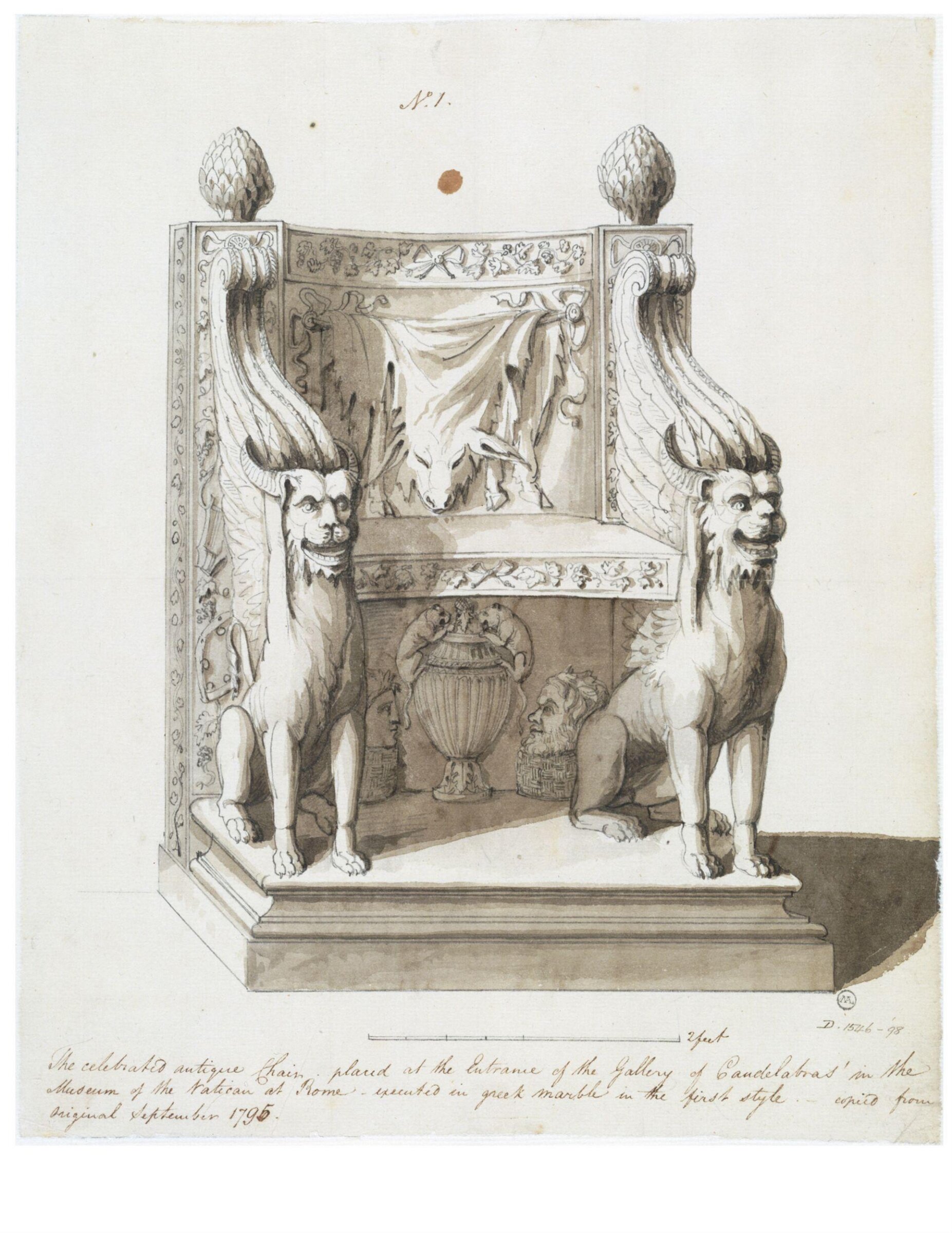 Drawing, Charles Heathcote Tatham, 1794-1796