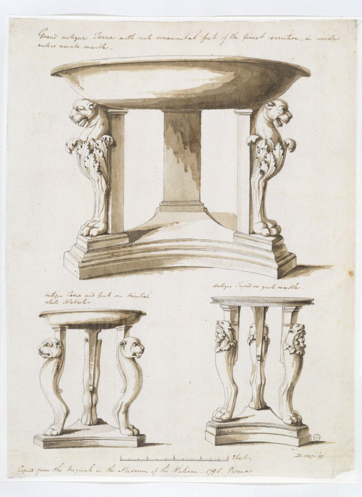 Drawing, Charles Heathcote Tatham, 1794-1796