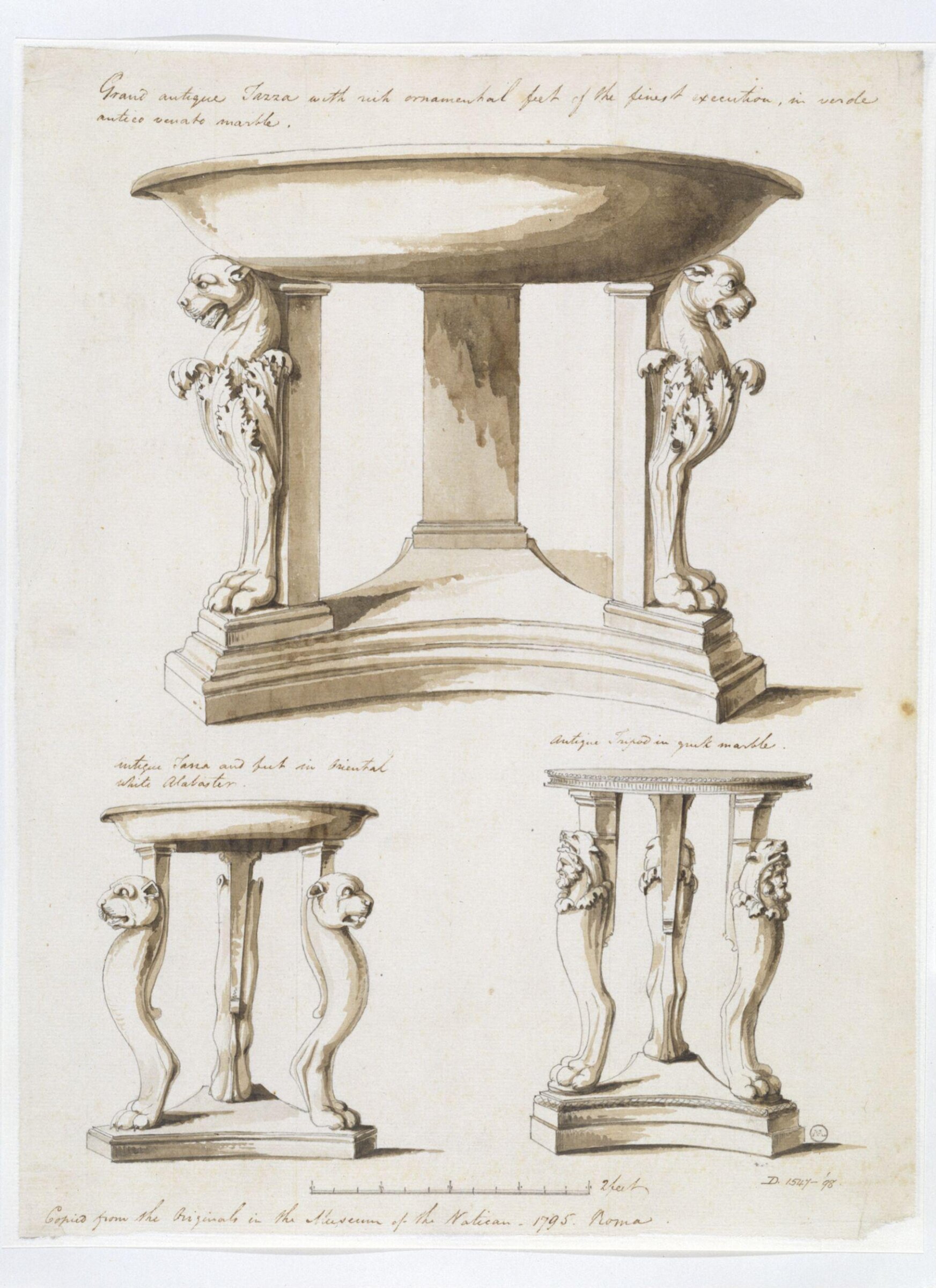 Drawing, Charles Heathcote Tatham, 1794-1796