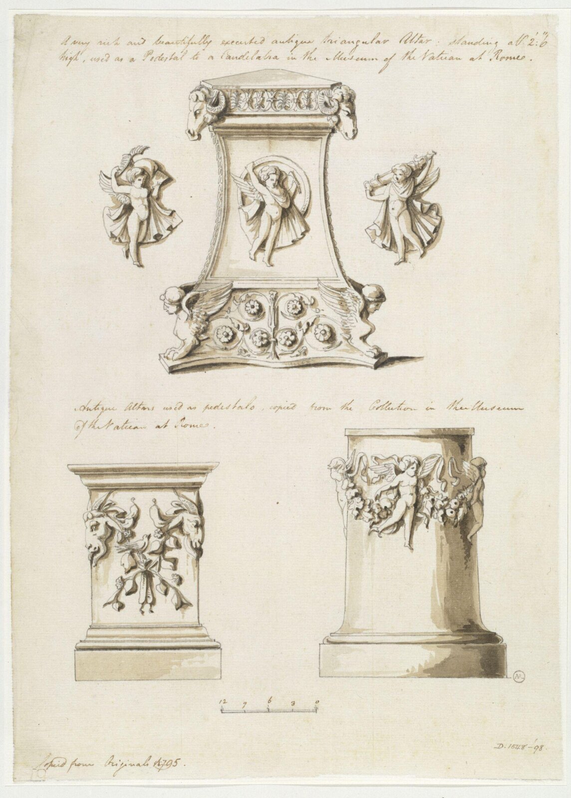 Drawing, Charles Heathcote Tatham, 1794-1796