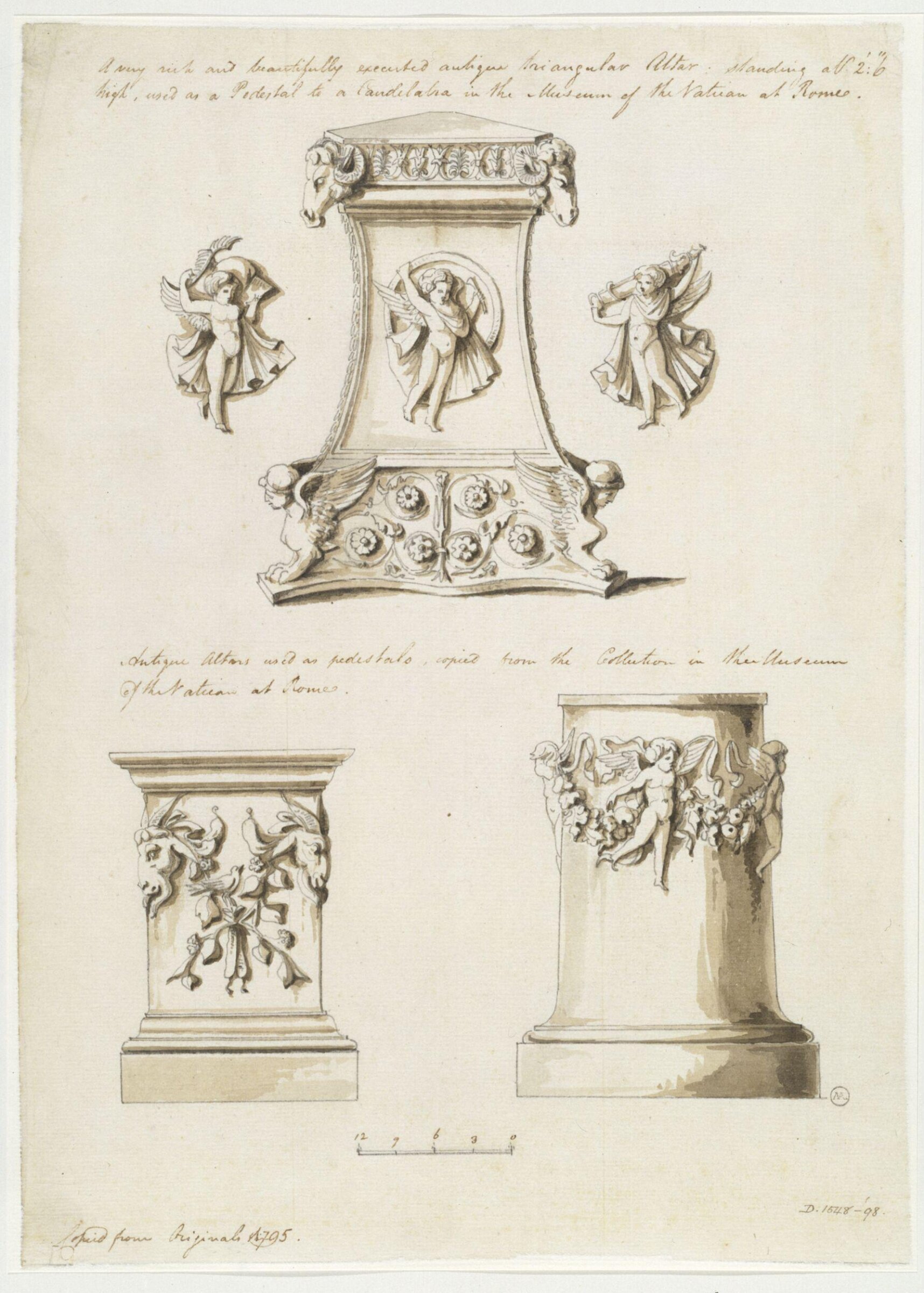 Drawing, Charles Heathcote Tatham, 1794-1796