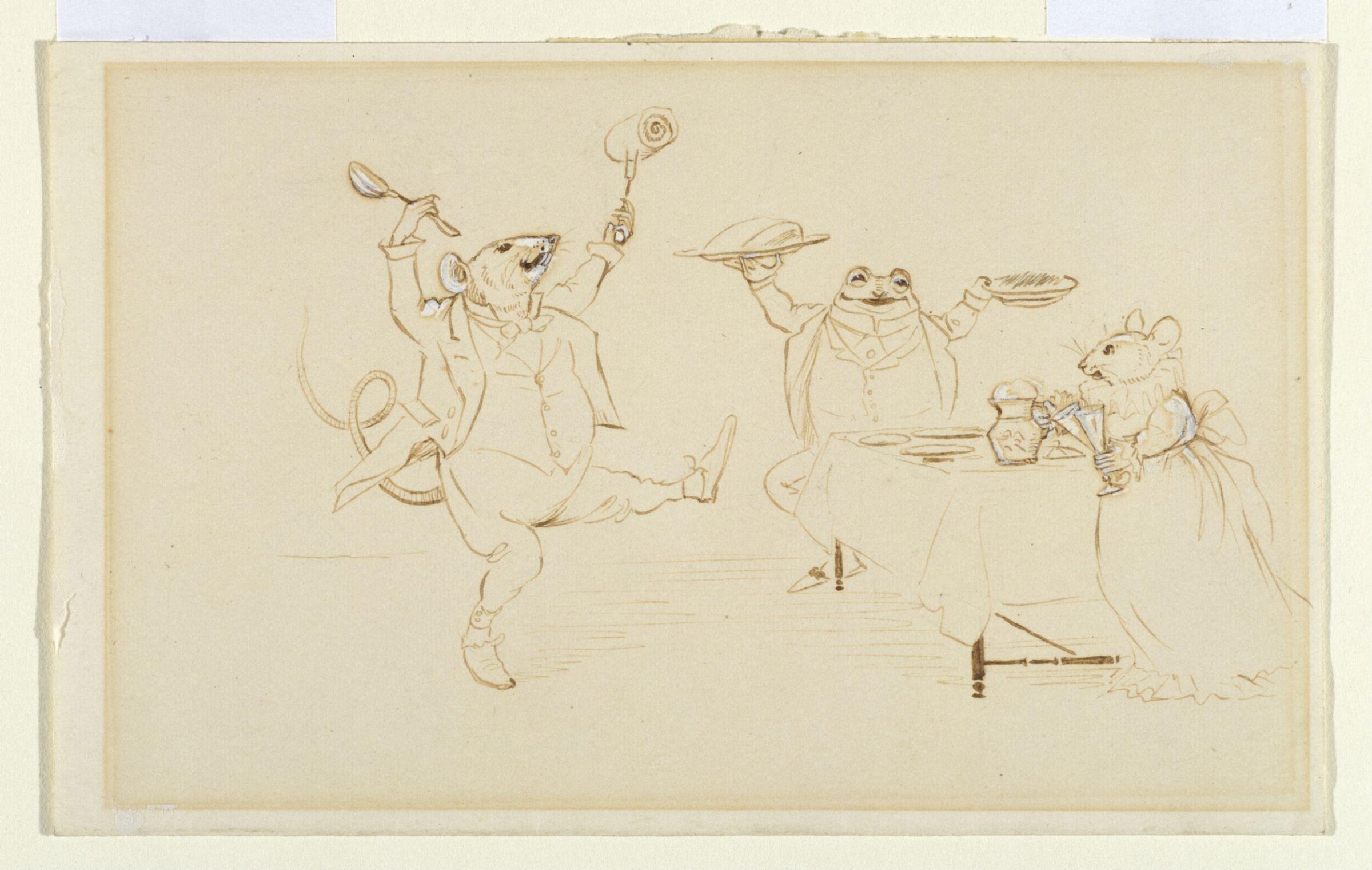 A Frog He Would A-Wooing Go, Randolph Caldecott, 1883