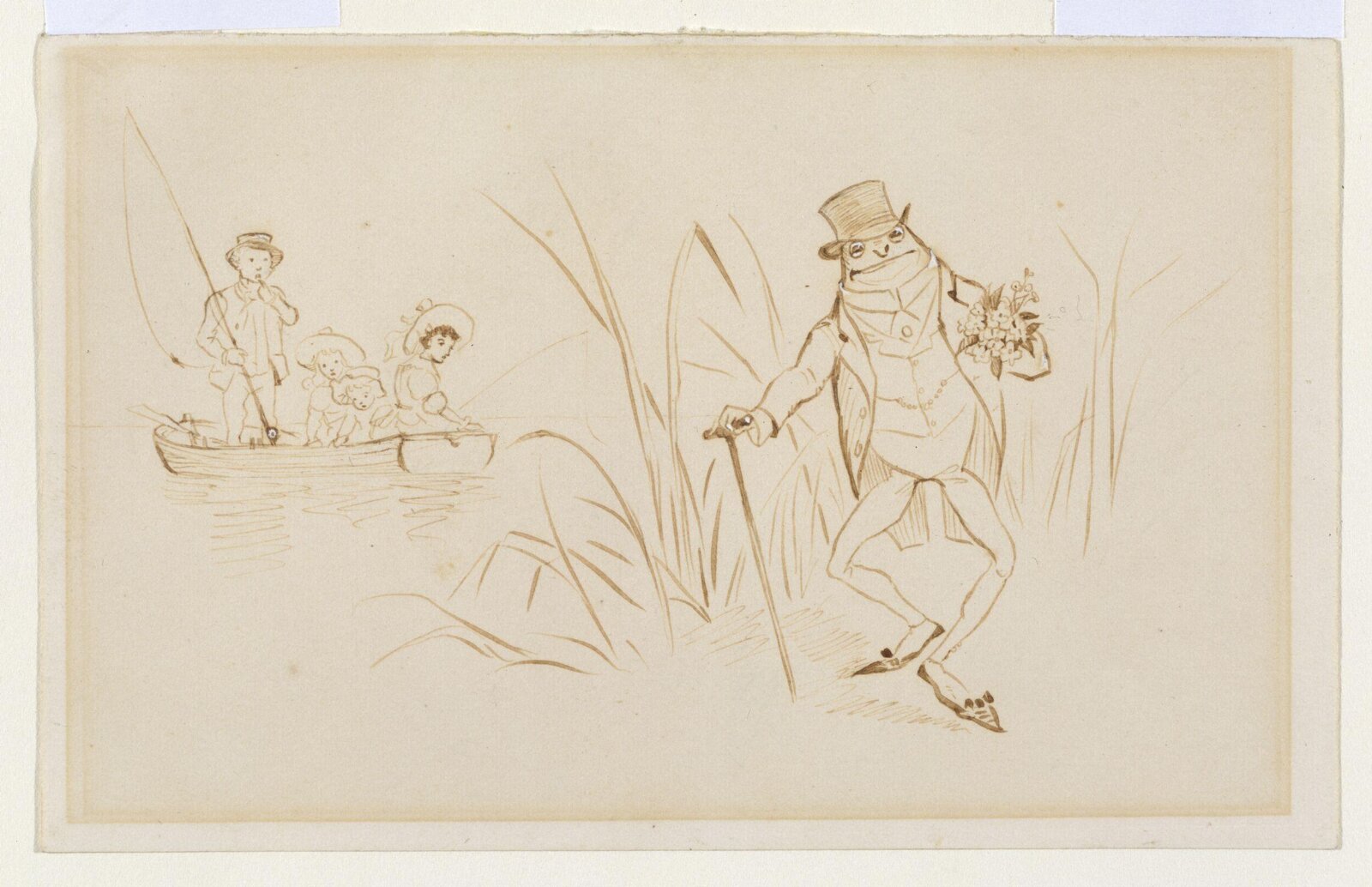 A Frog He Would A-Wooing Go, Randolph Caldecott, 1883