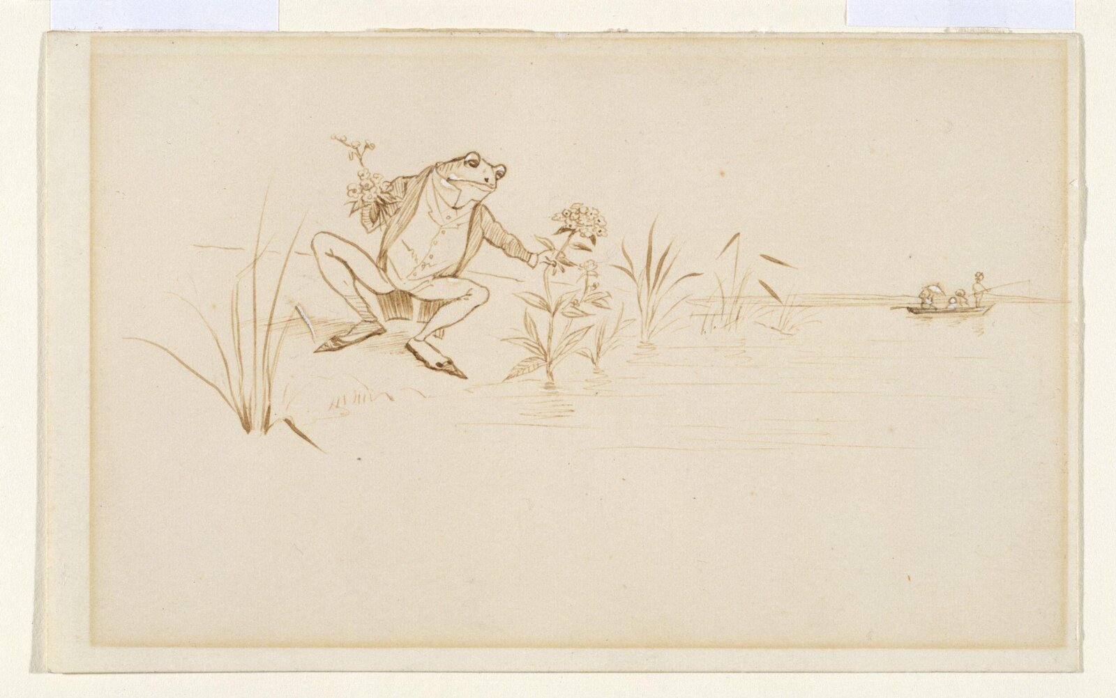 A Frog He Would A-Wooing Go, Randolph Caldecott, 1883