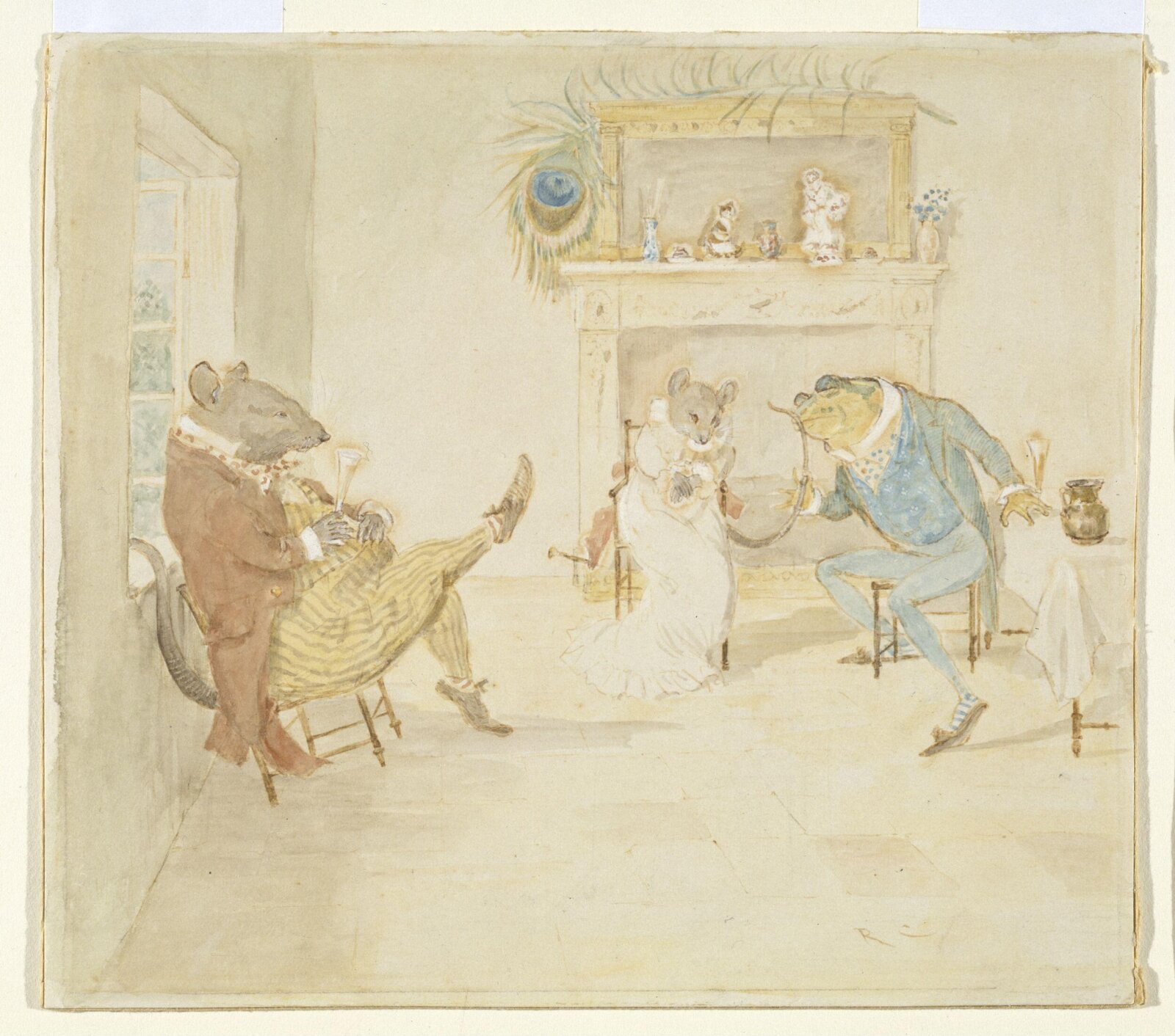 Frog Dancing, Randolph Caldecott, 1883