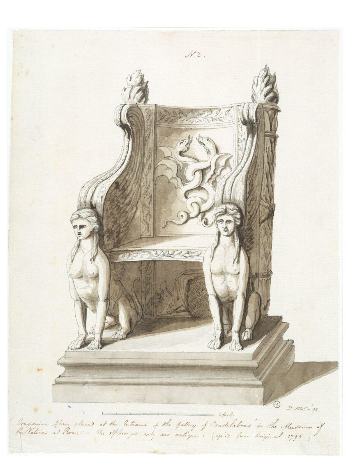 Drawing, Charles Heathcote Tatham, 1794-1796