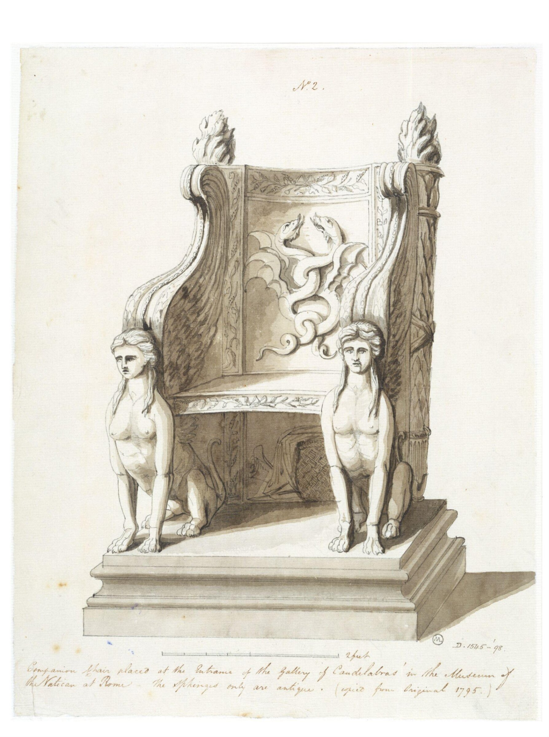 Drawing, Charles Heathcote Tatham, 1794-1796