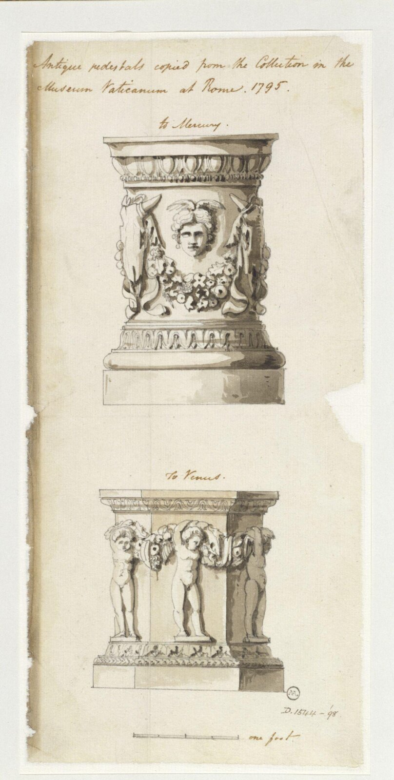 Drawing, Charles Heathcote Tatham, 1794-1796